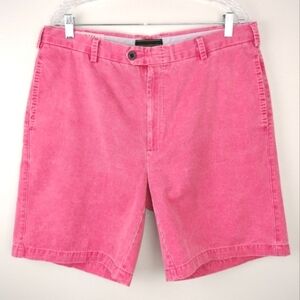 Orvis 100% Pima Cotton Dusty Rose Super Soft Chino Shorts Sz. 36